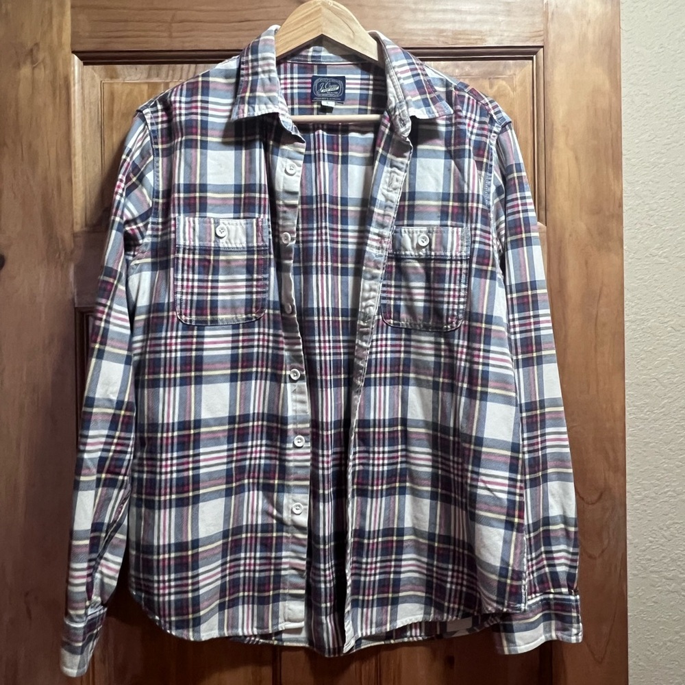 Classic J. Crew Plaid Men's Shirt